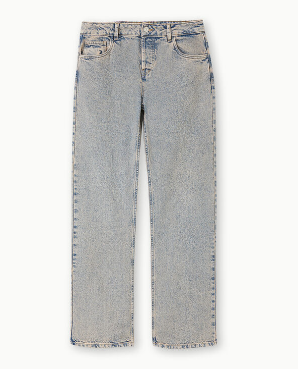 Jean wide taille basse gris clair - Pimkie
