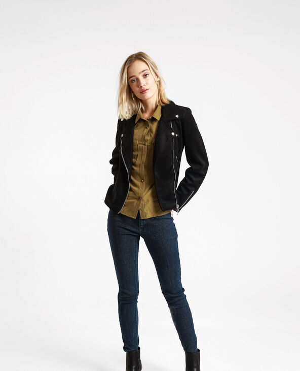 Chemise à poches vert foncé - Pimkie