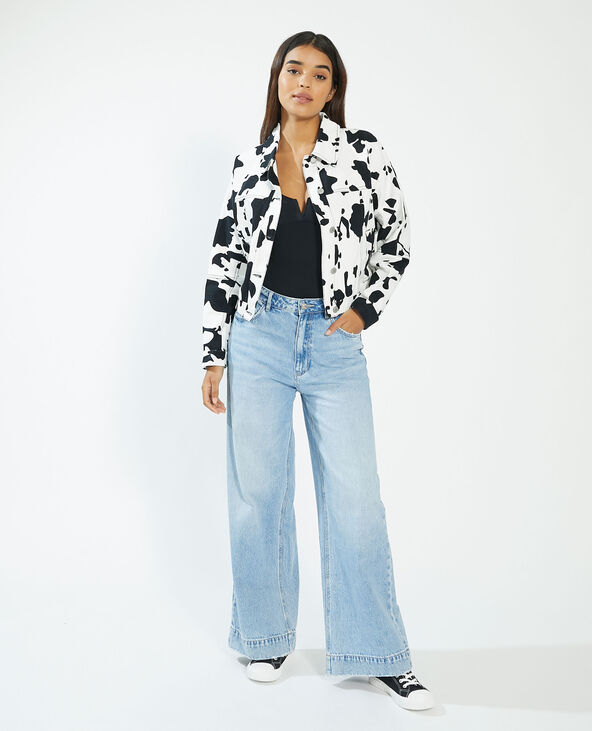 Veste en jean vachette noir - Pimkie