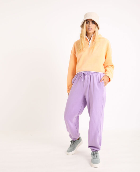 Sweat zippé polaire rose clair - Pimkie