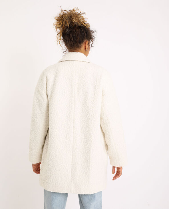 Manteau imitation mouton écru - Pimkie
