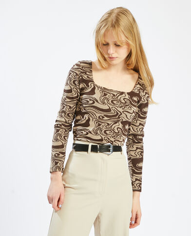 Ceinture à boucle design noir - Pimkie