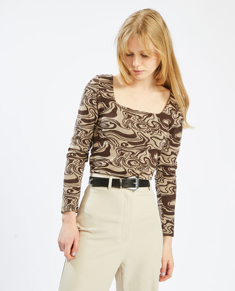 Ceinture à boucle design noir - Pimkie