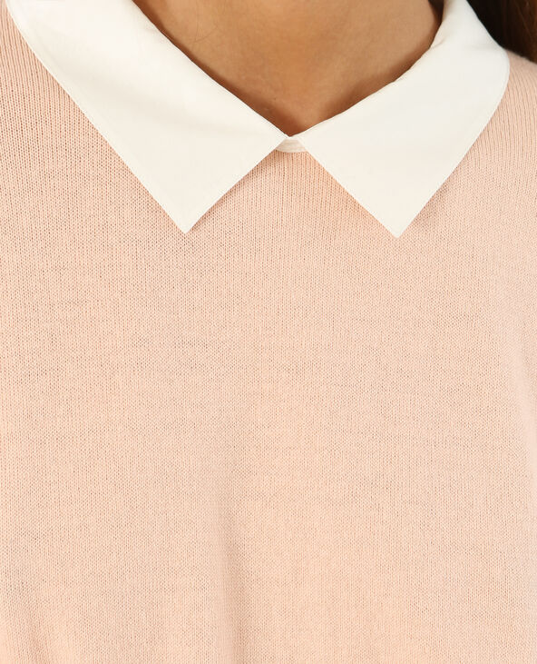Pull chemise rose clair - Pimkie