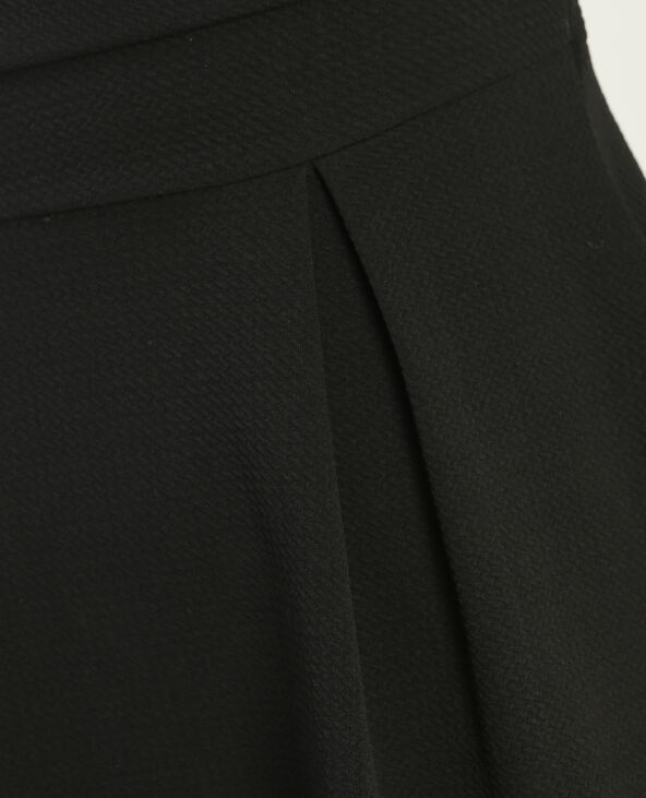 Robe bustier texturé noir - Pimkie
