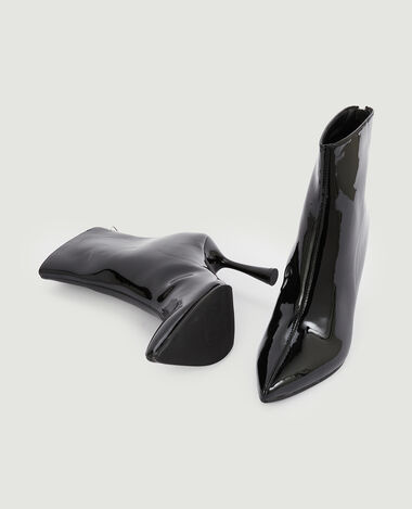 Boots pointues vernies noir - Pimkie