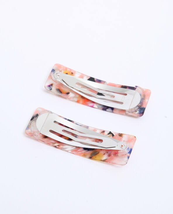 Lot de 2 barrettes à cheveux taupe - Pimkie