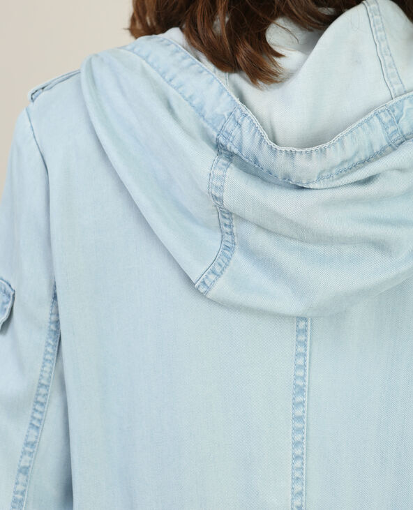 Saharienne fluide Jean bleached - Pimkie