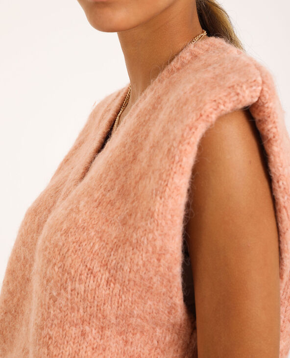 Pull sans manche rose clair - Pimkie