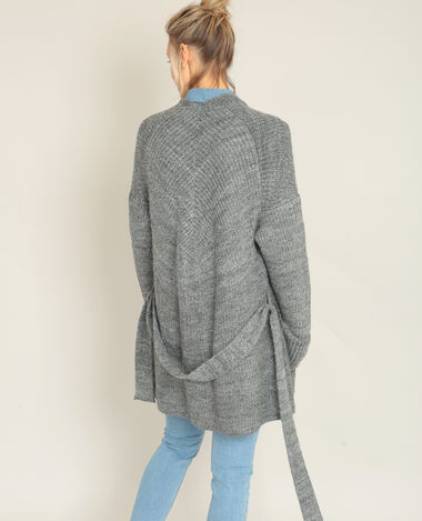 Gilet chaud gris chiné - Pimkie