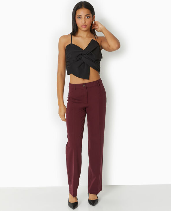 Pantalon city droit violet - Pimkie