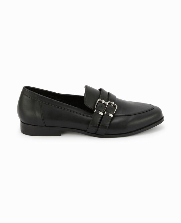 Mocassins avec 2 brides noir - Pimkie