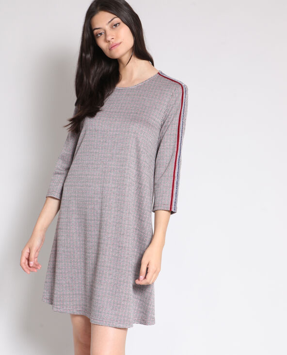 Robe à imprimé bordeaux - Pimkie