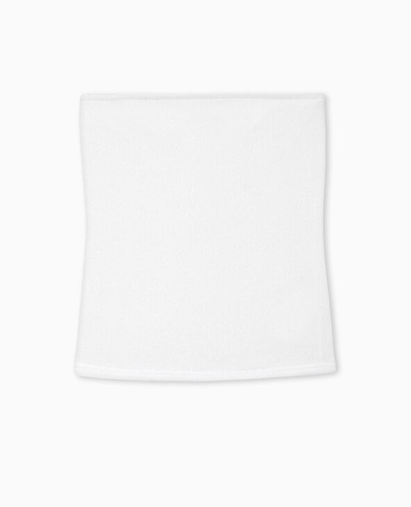 Top bustier bandeau en maille blanc - Pimkie