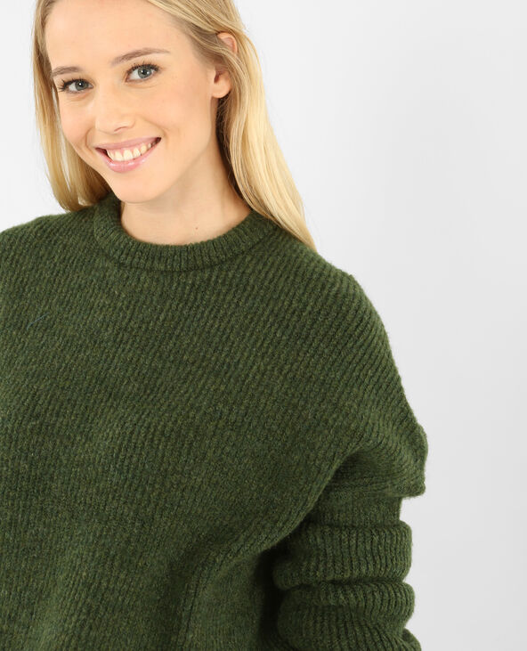 Pull chaud vert foncé - Pimkie