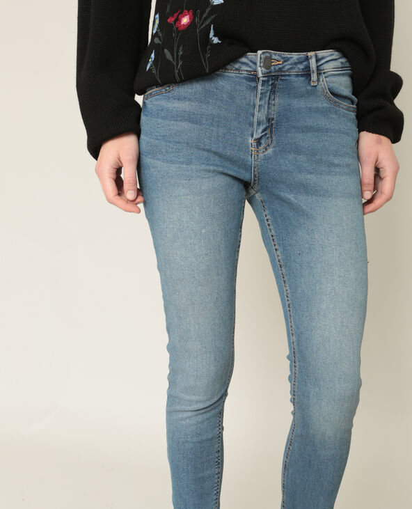 Jean skinny mid waist bleu marine - Pimkie