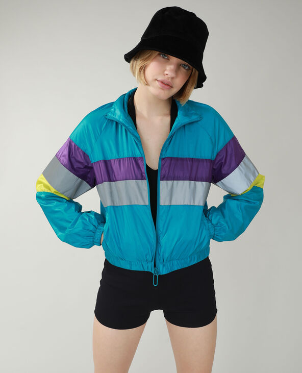 Coupe-vent bleu turquoise - Pimkie