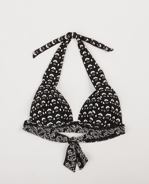 Haut de maillot de bain push-up noir - Pimkie