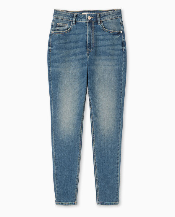 Jean skinny taille haute bleu - Pimkie