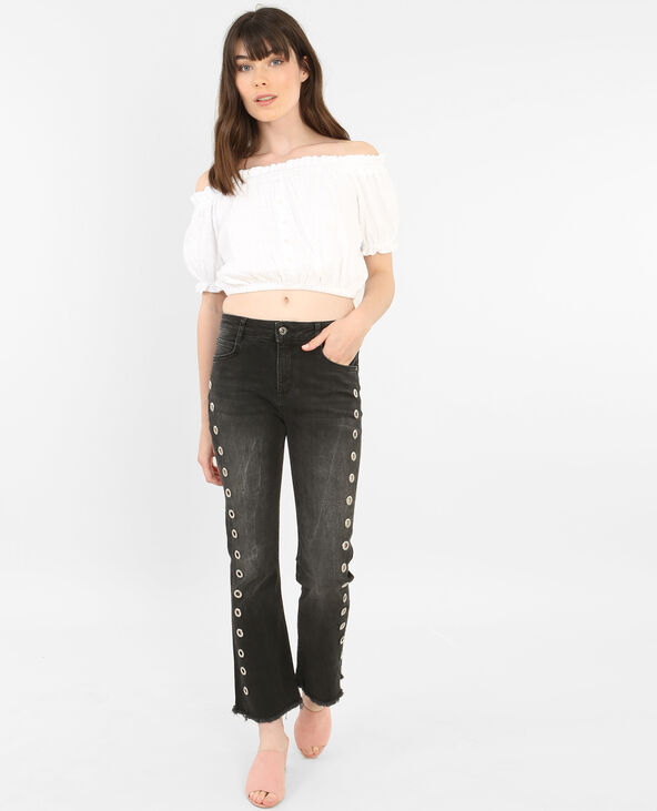 Jean flare a illets Pimkie