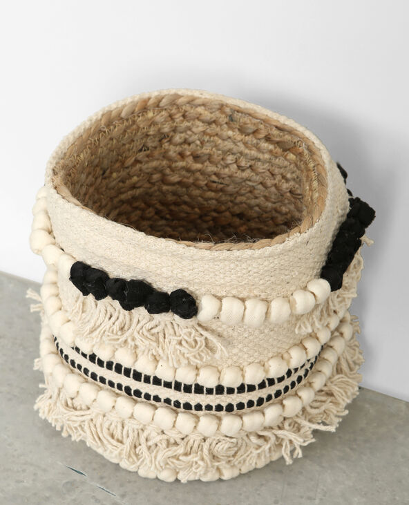 Panier berbère blanc - Pimkie