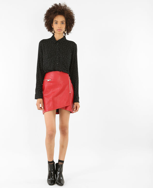 Chemise à pois noir - Pimkie