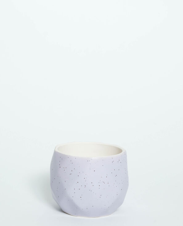 Pot géométrique lilas - Pimkie