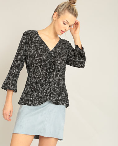 Blouse imprimée noir - Pimkie