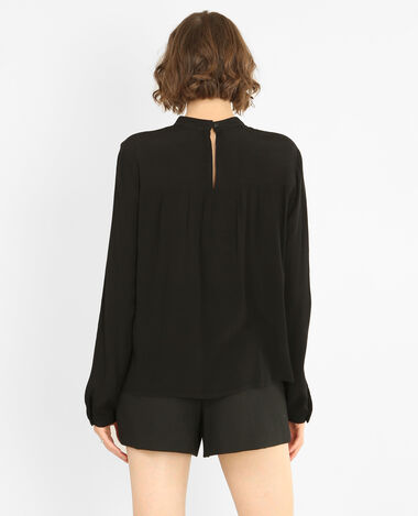 Blouse volantée noir - Pimkie