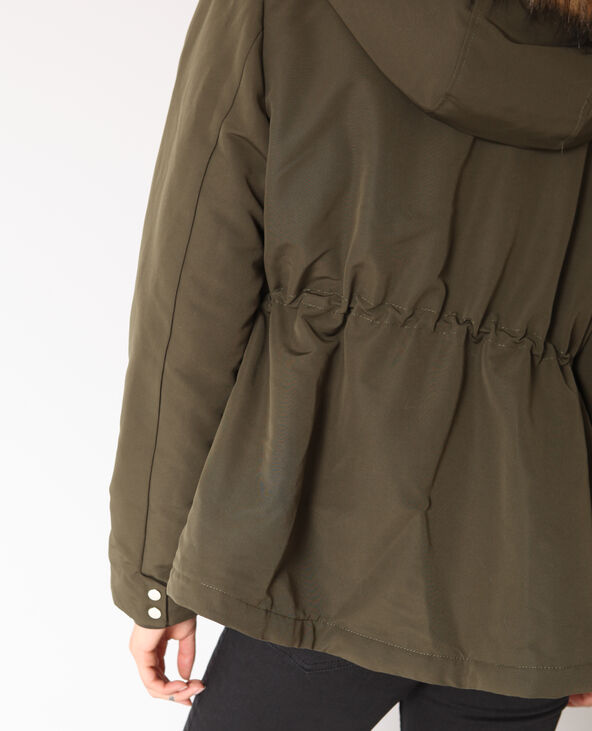 Parka à capuche vert kaki - Pimkie
