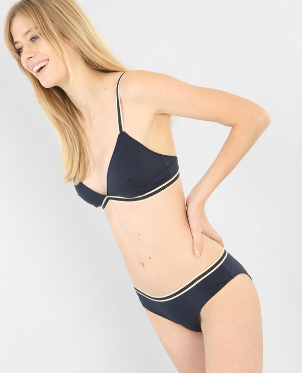 Triangle bretelles sport bleu marine - Pimkie