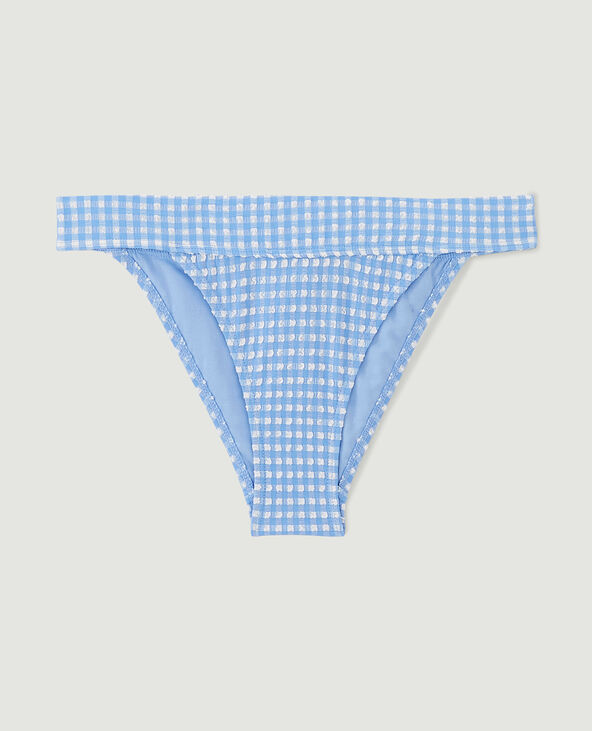 Bas de maillot culotte échancrée bleu clair - Pimkie