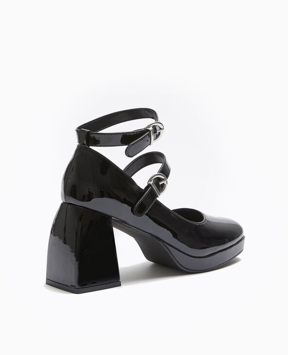 Babies vernies plateformes noir - Pimkie