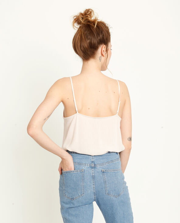 Top à fines bretelles rose clair - Pimkie