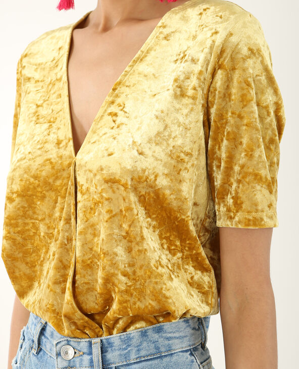 Body croisé jaune ocre - Pimkie