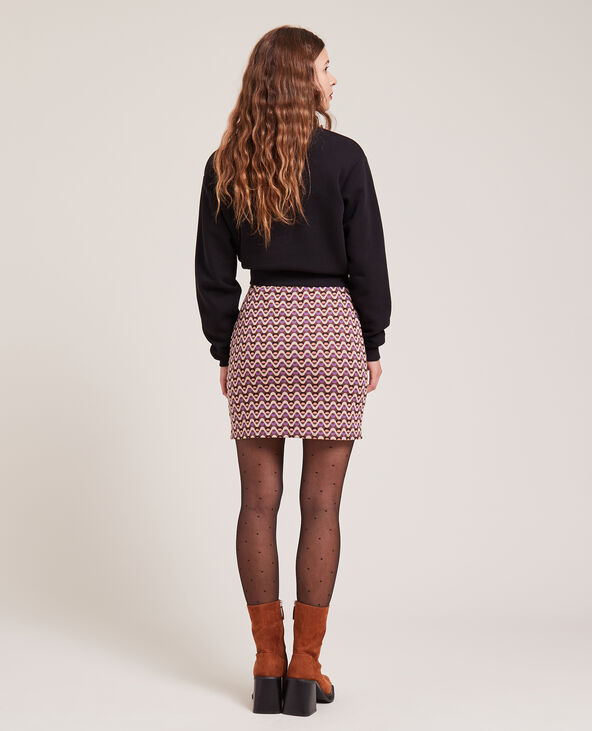 Jupe courte avec ouverture violet - Pimkie