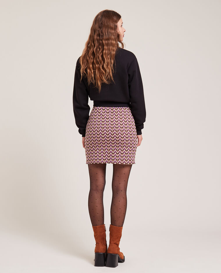 Jupe courte avec ouverture violet - Pimkie