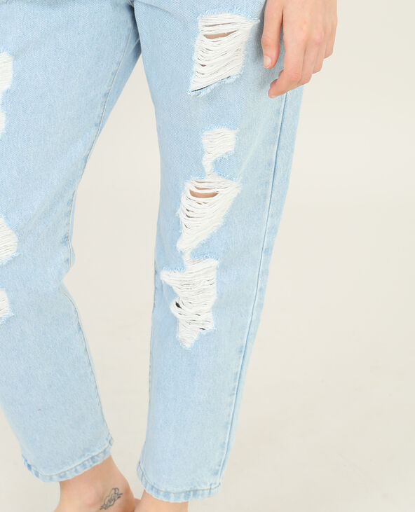 Jean mum destroy bleu - Pimkie