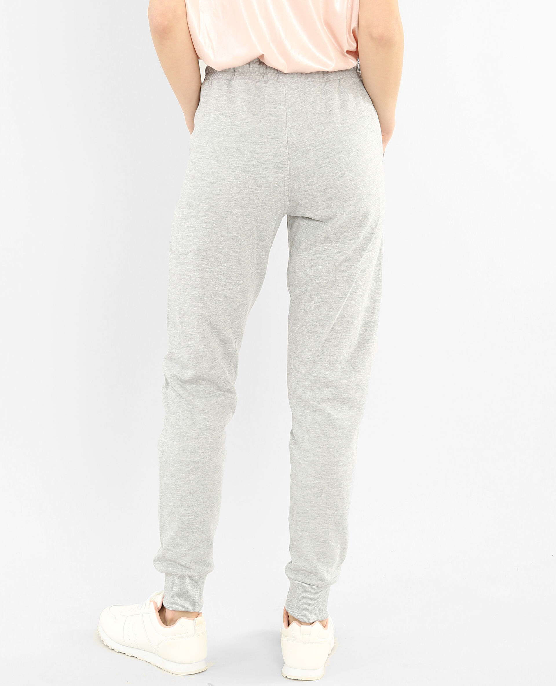 Jogpant gris chiné - 140246830A08 | Pimkie