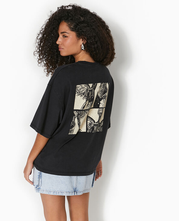T-shirt oversize NIRVANA gris foncé - Pimkie