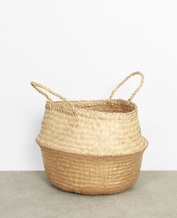 Petit panier tressé doré - Pimkie