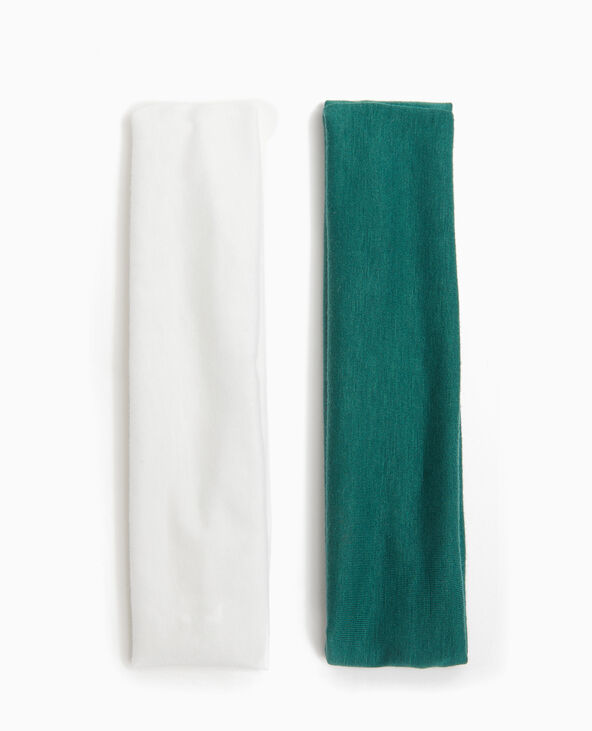 Lot de 2 bandeaux pour cheveux vert foncé - Pimkie