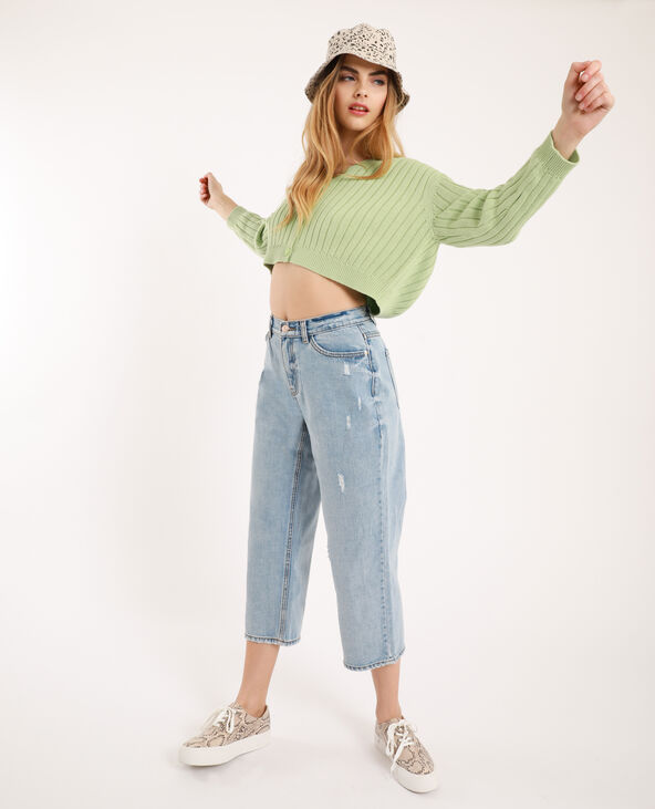 Gilet court vert clair - Pimkie