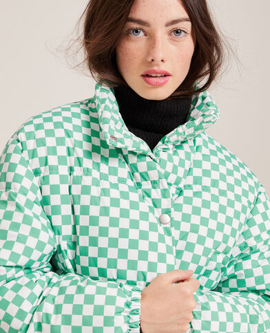 Doudoune courte vert - Pimkie