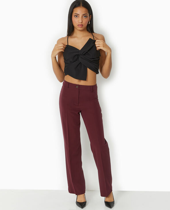 Pantalon city droit violet - Pimkie