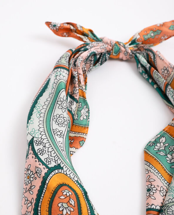 Foulard imprimé rose clair - Pimkie