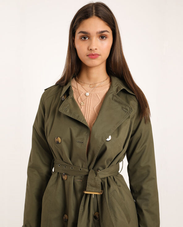 Trench avec ceinture taupe - Pimkie