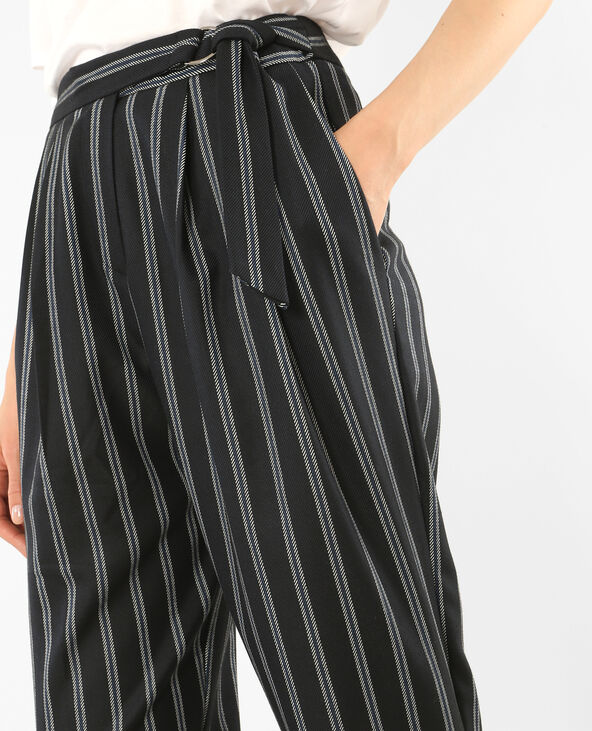 Pantalon carotte bleu marine - Pimkie