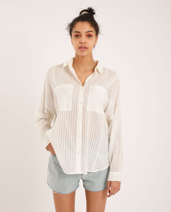 Chemise ample blanc - Pimkie
