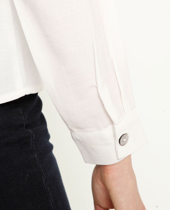 Chemise boutonnée blanc - Pimkie